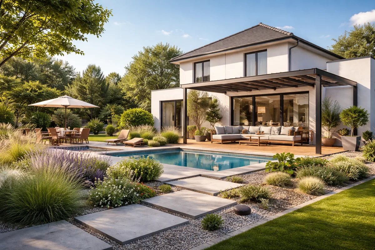 Comment réaliser un aménagement extérieur réussi après la construction d'une maison