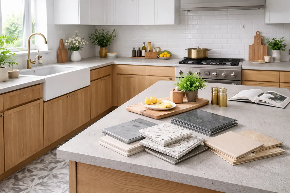 Comment choisir le bon type de carrelage pour une cuisine de 15 m²