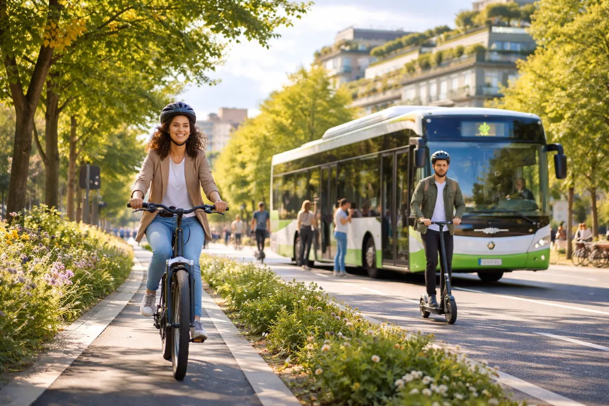 Les bénéfices de l'adoption de transports écologiques en milieu urbain